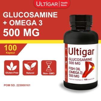 ULTIGAR GLUCOSAMINE FISH OIL 500 mg