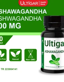 ULTIGAR ASHAWAGANDA - ISI 30 KAPSUL LUNAK - SUPLEMEN KESEHATAN