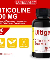 ULTIGAR CITICOLINE 500 MG - ISI 100 KAPSUL LUNAK - SUPLEMEN KESEHATAN